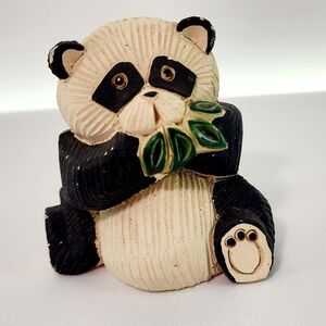 Vintage Artesania Riconada ceramic panda figurine